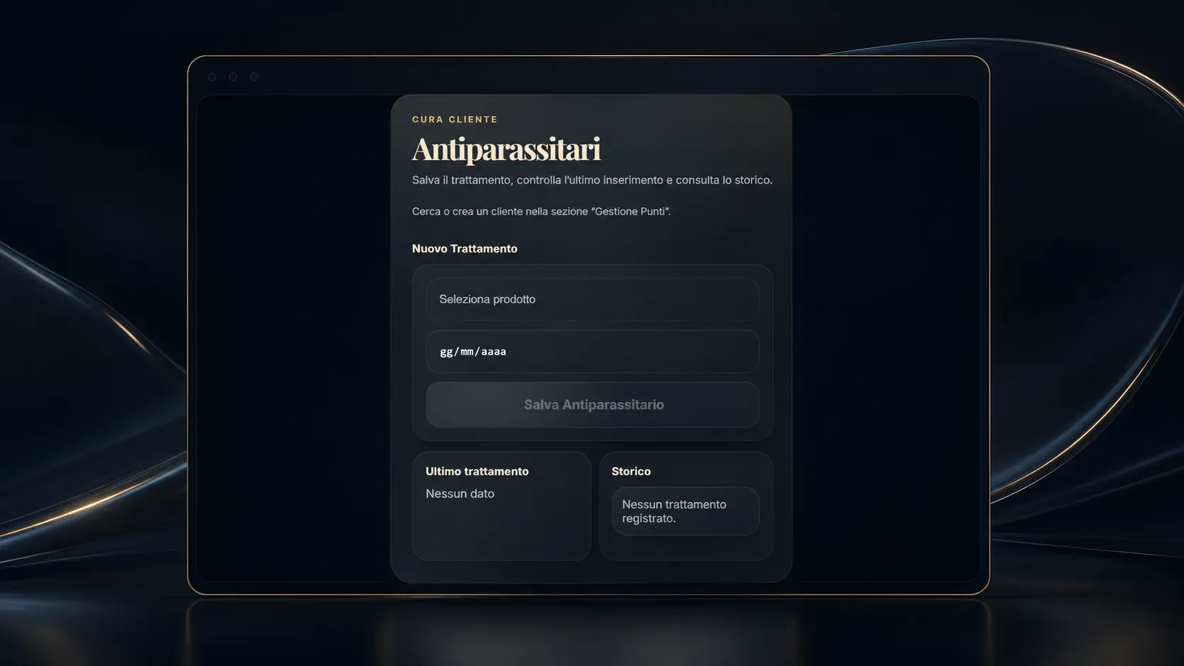 Gestione dei trattamenti antiparassitari con Prime Loyal