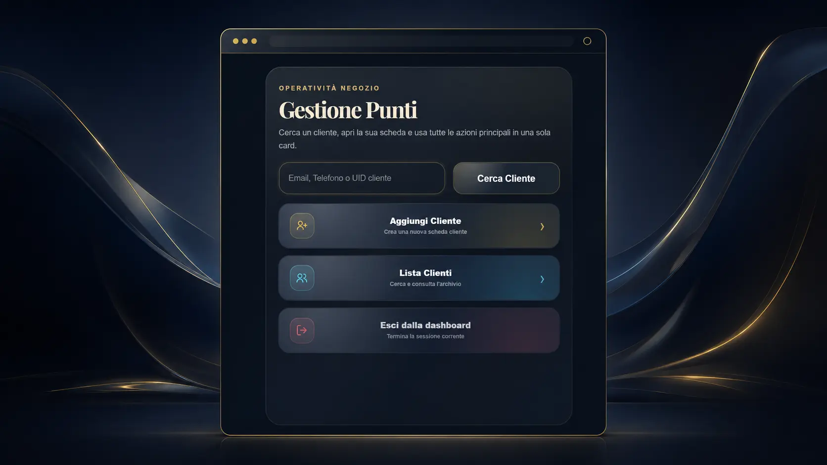 Gestione clienti e raccolta punti con Prime Loyal